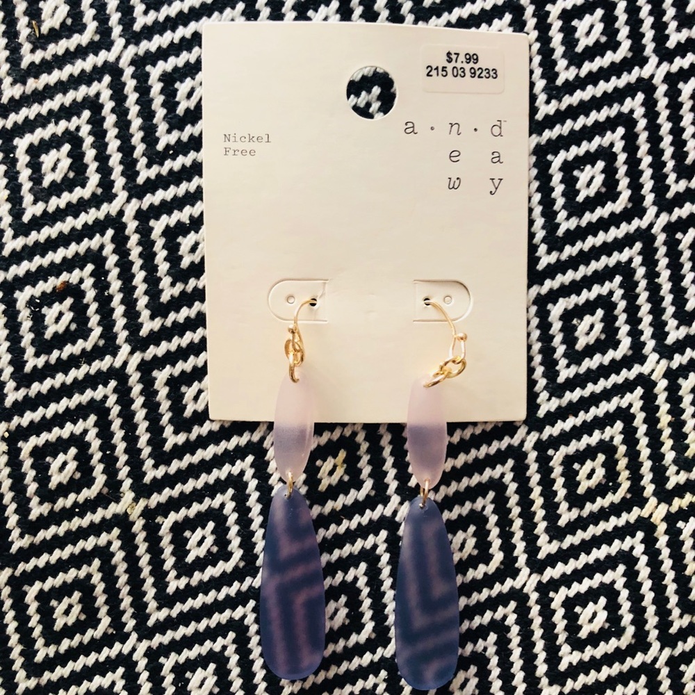 Sea Glass Style Earrings